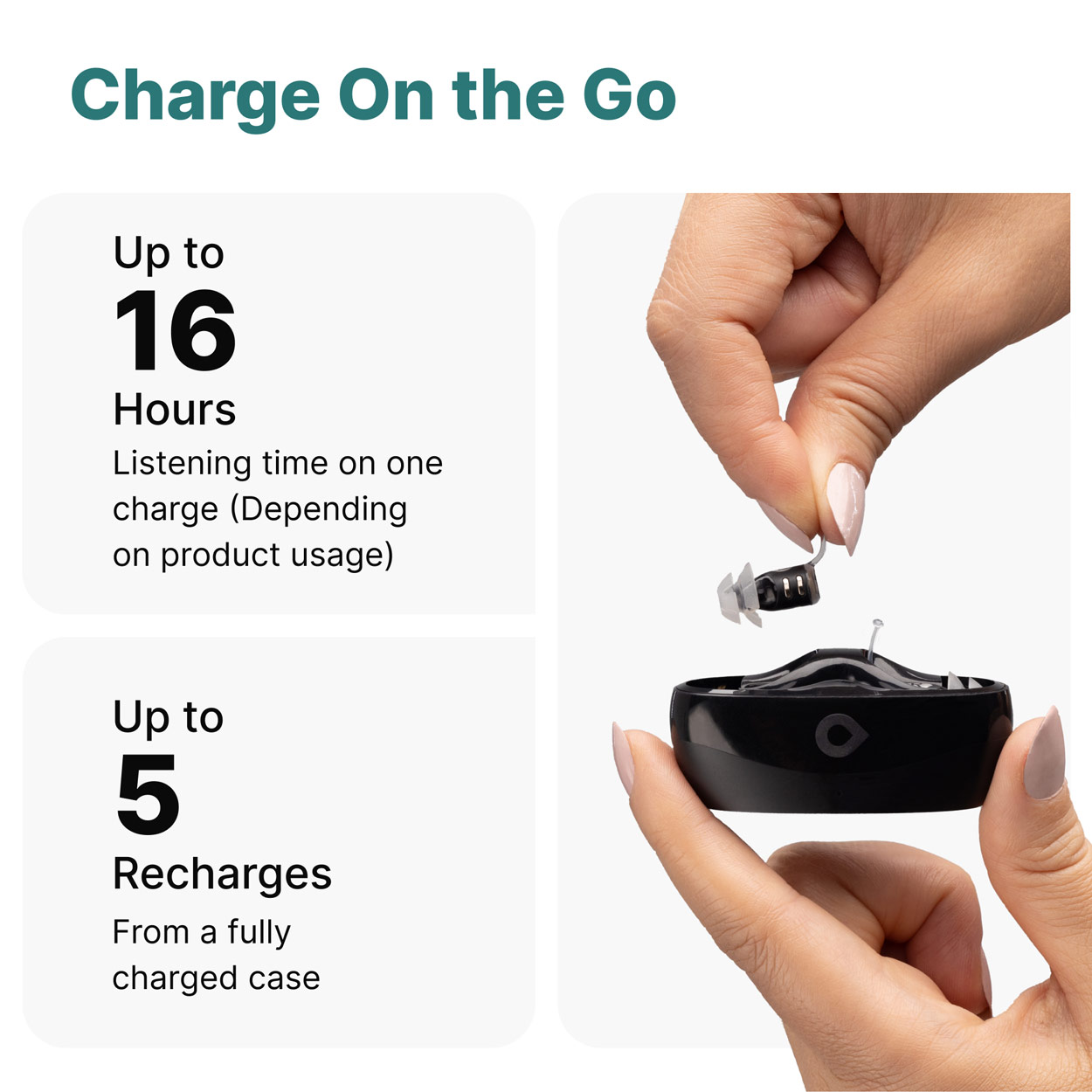 Eargo SE Hearing Aids Bundle,, image number 8