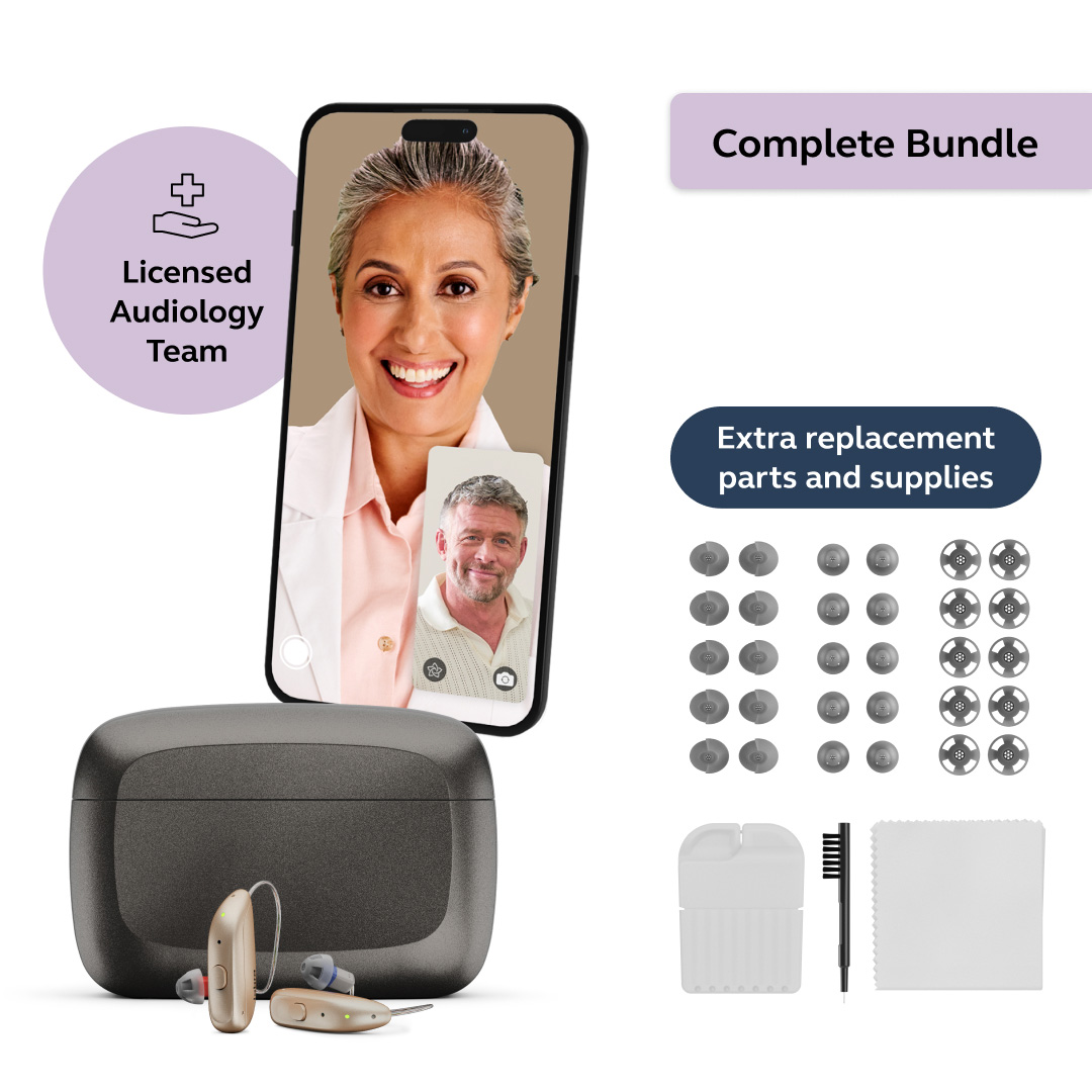 Jabra Enhance Select 300 Complete Bundle, Gold, image number 1