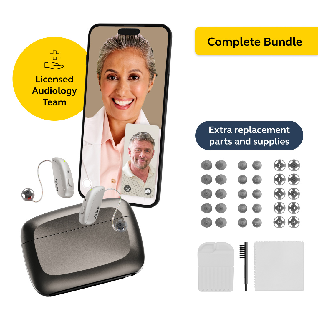 Jabra Enhance Select 700 Complete Bundle, Sparkling Silver, image number 1