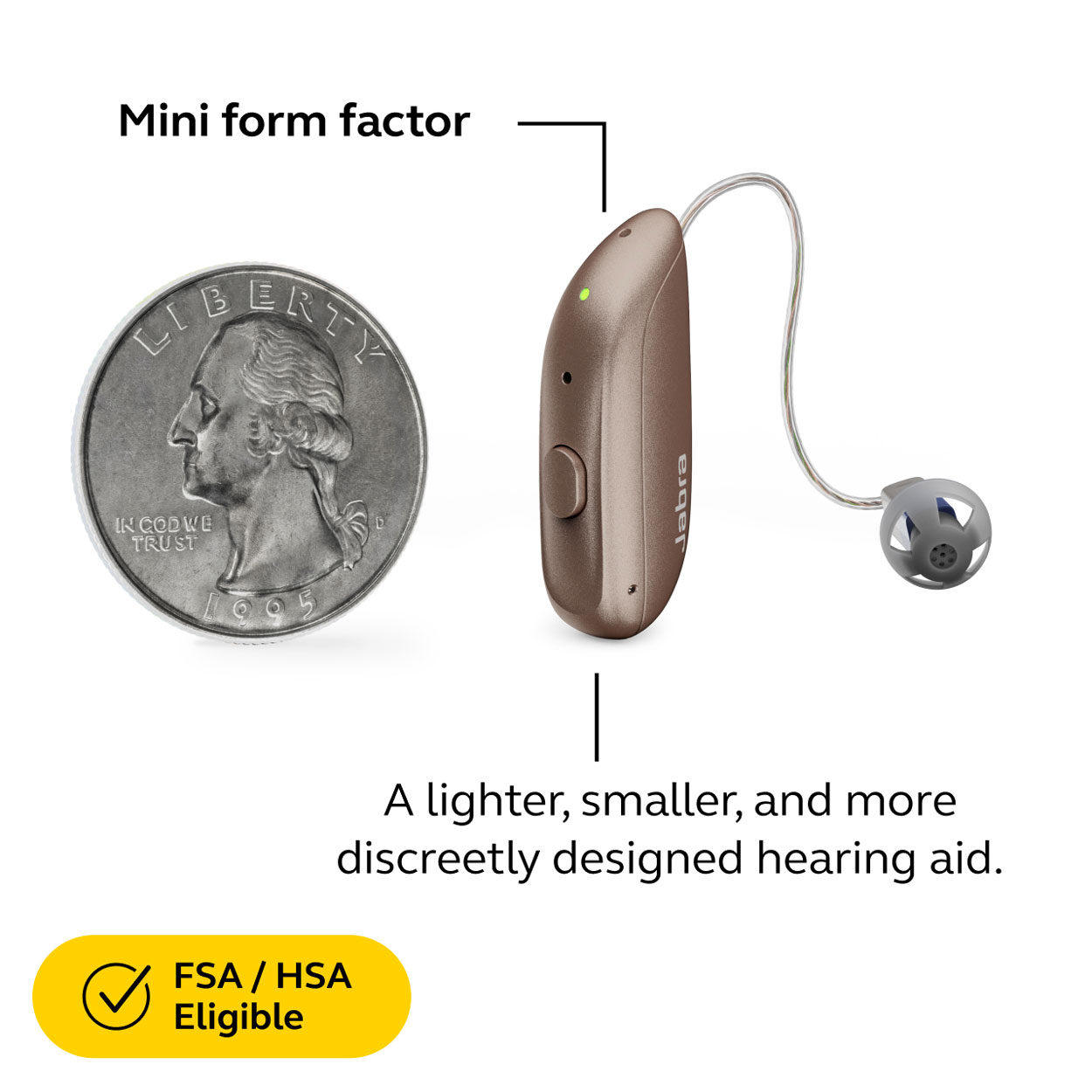 Jabra Enhance Select 300 Complete Bundle, Bronze, image number 4