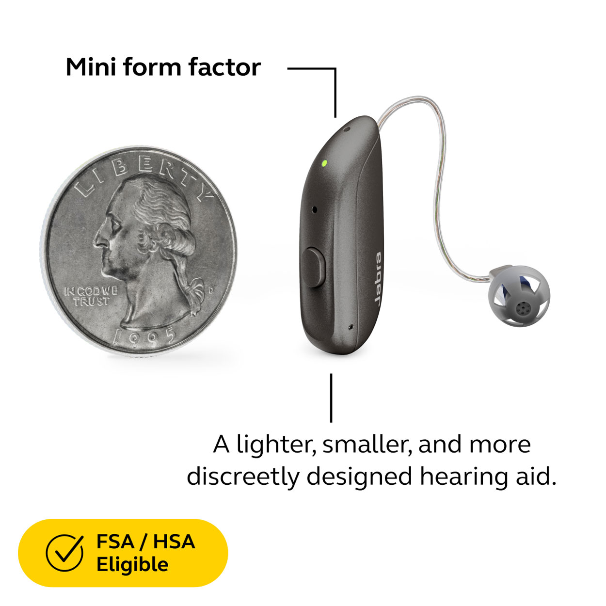 Jabra Enhance Select 300 Complete Bundle, Warm Gray, image number 4